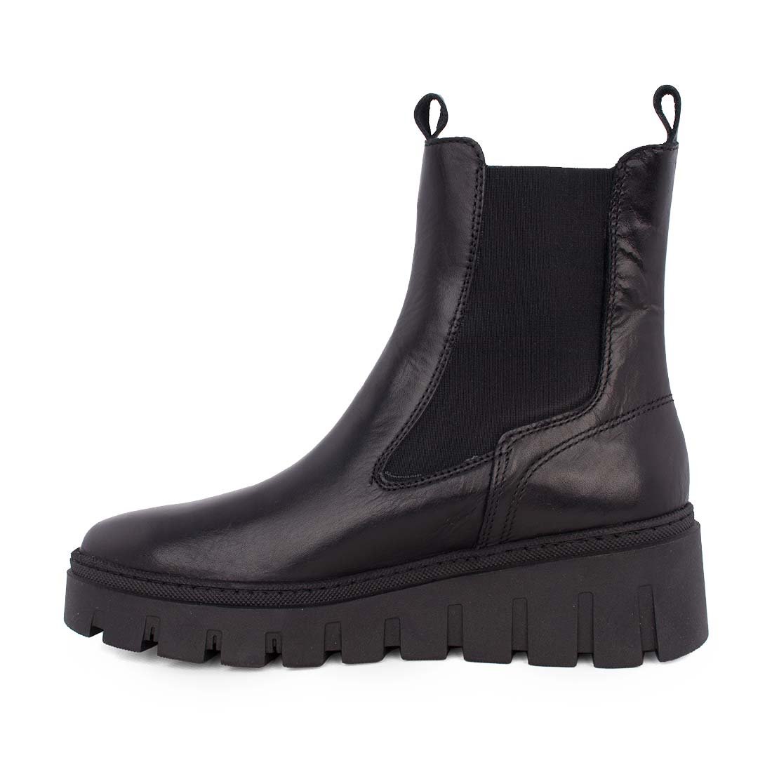 TAMARIS ΓΥΝΑΙΚΕΙΑ ΔΕΡΜΑΤΙΝΑ CHELSEA ΜΠΟΤΑΚΙΑ 1-25489-45 001 BLACK - Image 3