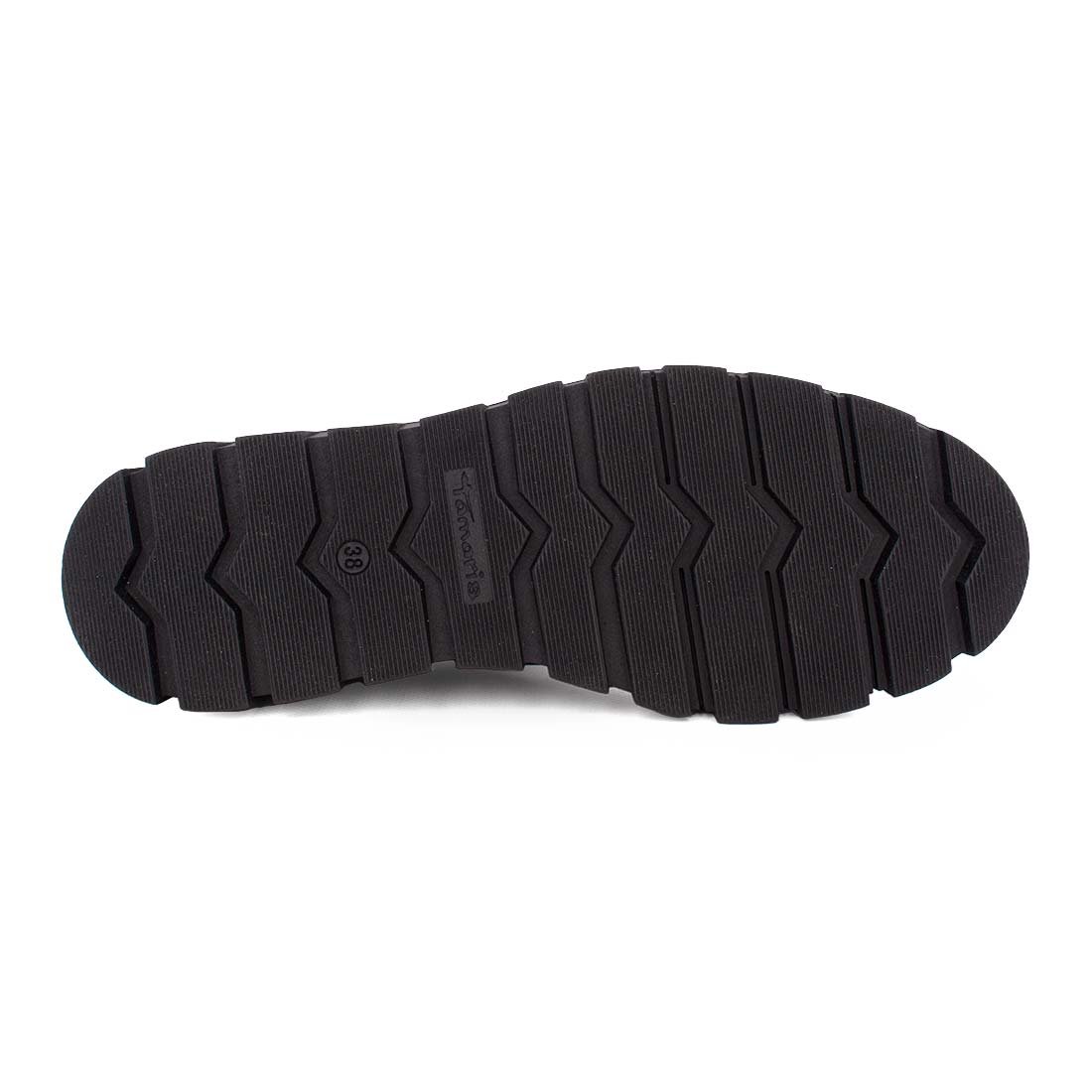 TAMARIS ΓΥΝΑΙΚΕΙΑ ΔΕΡΜΑΤΙΝΑ CHELSEA ΜΠΟΤΑΚΙΑ 1-25489-45 001 BLACK - Image 4