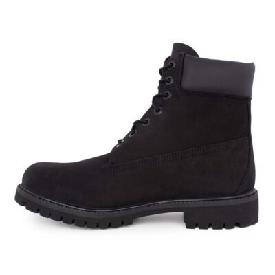 TIMBERLAND ΑΝΔΡΙΚΑ ΔΕΡΜΑΤΙΝΑ ΑΡΒΥΛΑΚΙΑ PREMIUM 6' WATERPROOF BOOT 10073 0011 BLACK - Image 3