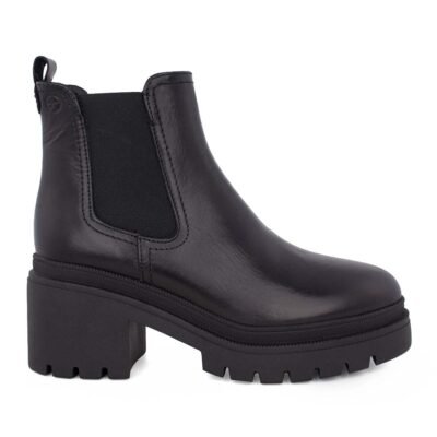TAMARIS ΓΥΝΑΙΚΕΙΑ ΔΕΡΜΑΤΙΝΑ ΜΠΟΤΑΚΙΑ 1-25459-41 003 BLACK