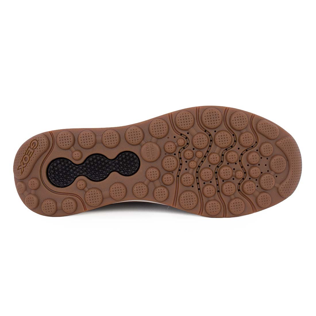 GEOX ΑΝΔΡΙΚΑ ΔΕΡΜΑΤΙΝΑ ΑΔΙΑΒΡΟΧΑ SNEAKERS U SPHERICA ACTIX X2 B ABX A DARK BROWN - Image 4