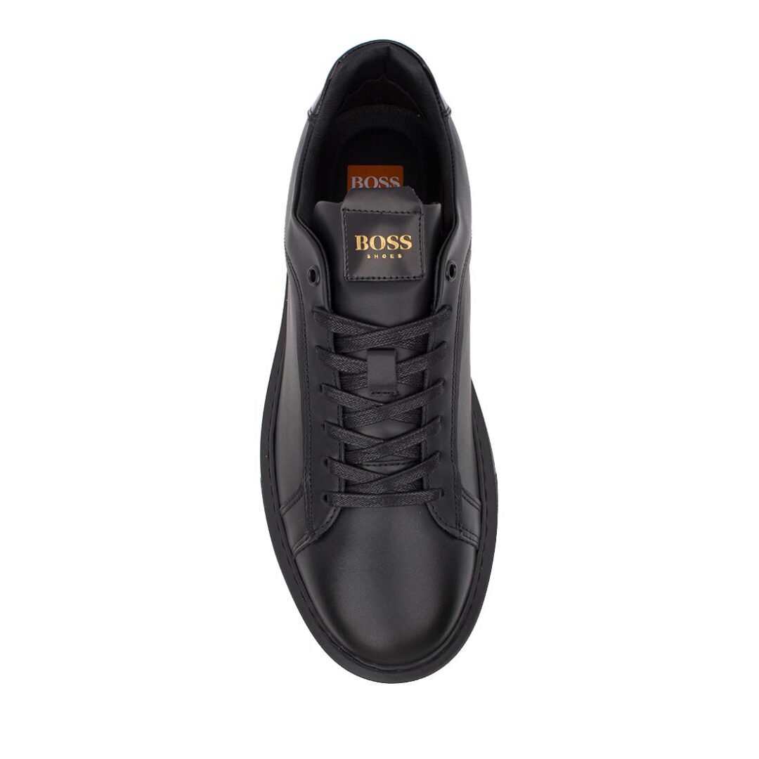 BOSS SHOES ΑΝΔΡΙΚΑ ΔΕΡΜΑΤΙΝΑ SNEAKERS C6964 BS BLACK GARDA - Image 5