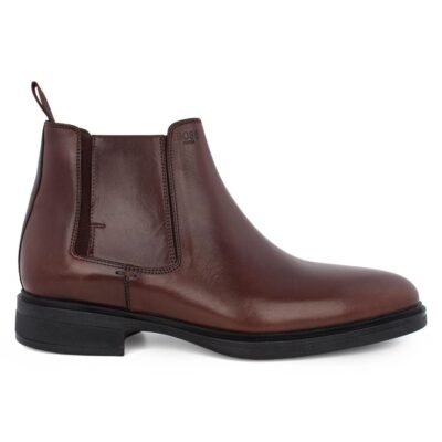 BOSS SHOES ΑΝΔΡΙΚΑ ΔΕΡΜΑΤΙΝΑ ΜΠΟΤΑΚΙΑ C7873 BROWN AKDOR