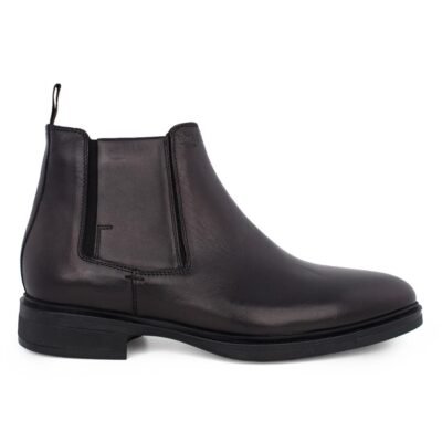 BOSS SHOES ΑΝΔΡΙΚΑ ΔΕΡΜΑΤΙΝΑ ΜΠΟΤΑΚΙΑ C7873 BLACK DIAMOND
