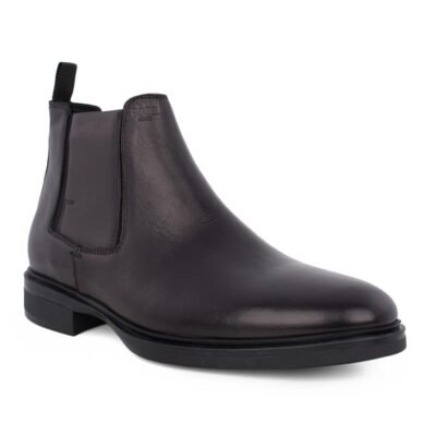 BOSS SHOES ΑΝΔΡΙΚΑ ΔΕΡΜΑΤΙΝΑ ΜΠΟΤΑΚΙΑ C7873 BLACK DIAMOND - Image 2