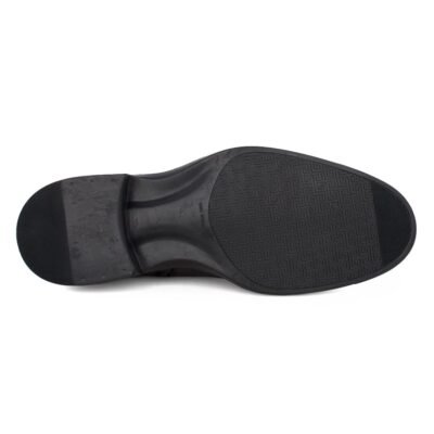 BOSS SHOES ΑΝΔΡΙΚΑ ΔΕΡΜΑΤΙΝΑ ΜΠΟΤΑΚΙΑ C7873 BLACK DIAMOND - Image 4