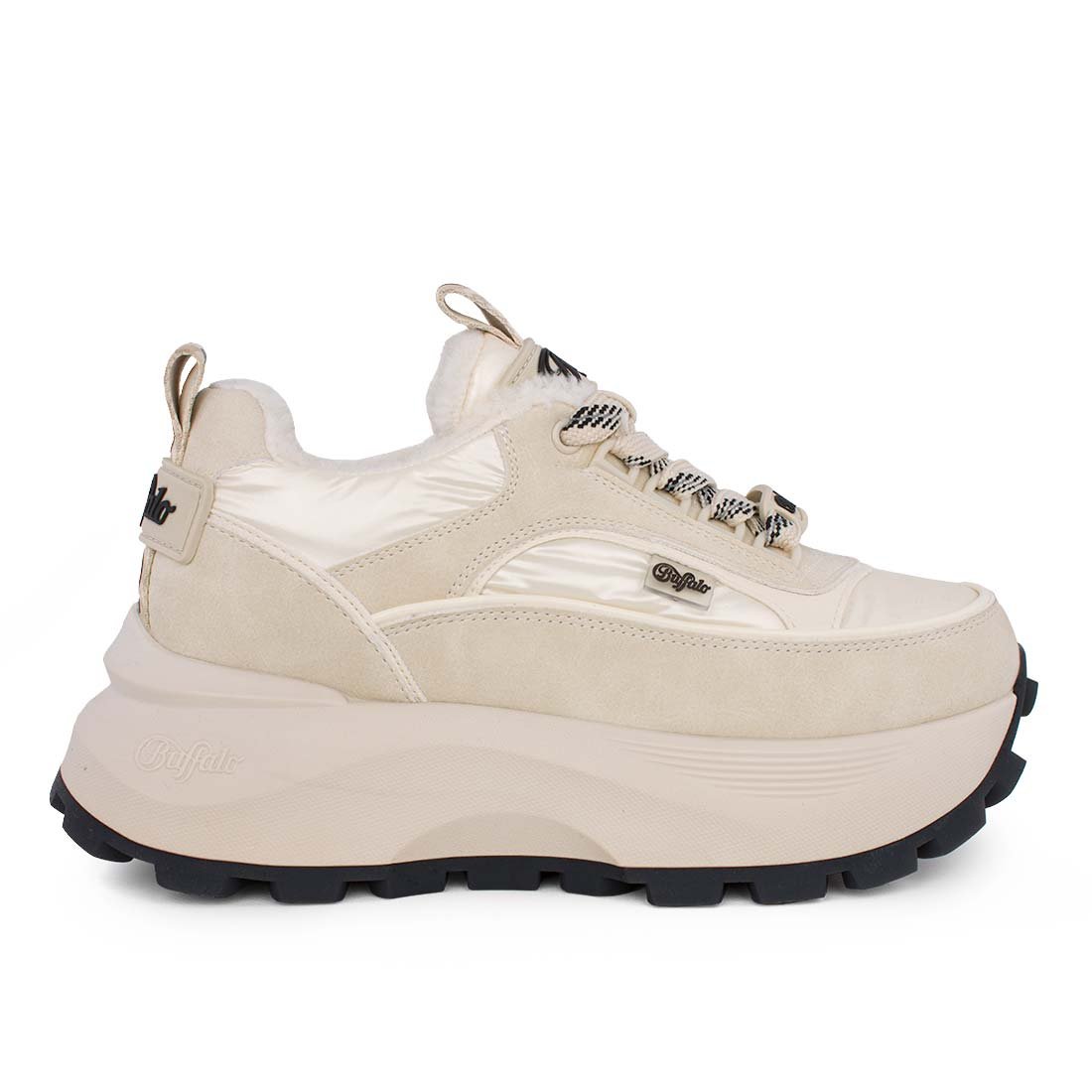 BUFFALO ΓΥΝΑΙΚΕΙΑ SNEAKERS MANHATTEN WNTR LO CREAM