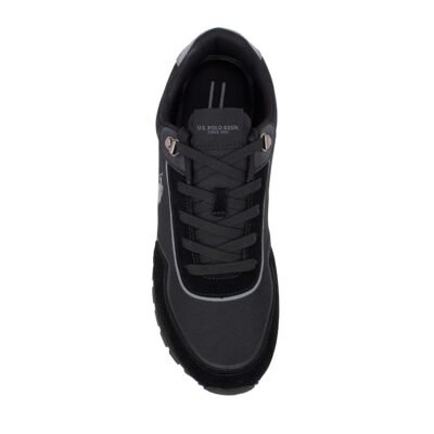 US POLO ΑΝΔΡΙΚΑ SNEAKERS ARON009 BLACK - Image 6