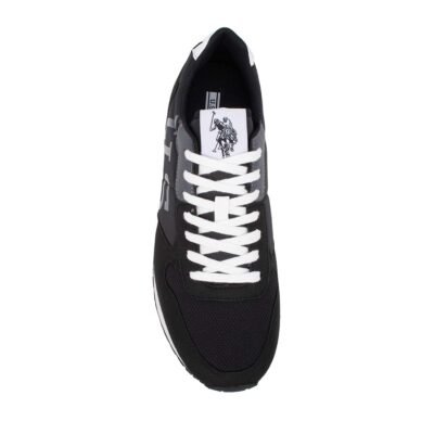 US POLO ΑΝΔΡΙΚΑ SNEAKERS JAKE002 BLACK - Image 5