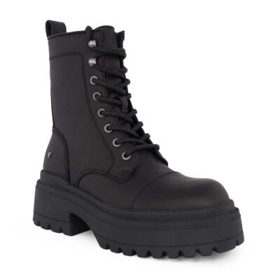 WINDSOR SMITH ΓΥΝΑΙΚΕΙΑ ΔΕΡΜΑΤΙΝΑ ΑΡΒΥΛΑΚΙΑ DESTROY BOOTIES BLACK - Image 2
