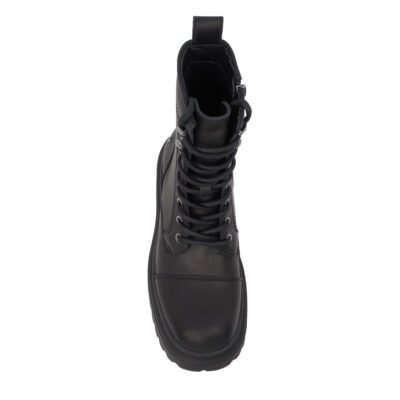 WINDSOR SMITH ΓΥΝΑΙΚΕΙΑ ΔΕΡΜΑΤΙΝΑ ΑΡΒΥΛΑΚΙΑ DESTROY BOOTIES BLACK - Image 6