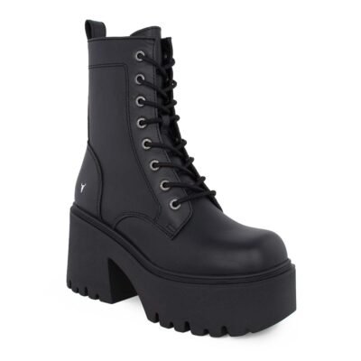 WINDSOR SMITH ΓΥΝΑΙΚΕΙΑ ΔΕΡΜΑΤΙΝΑ ΑΡΒΥΛΑΚΙΑ TOTALLY BOOTIES BLACK - Image 2