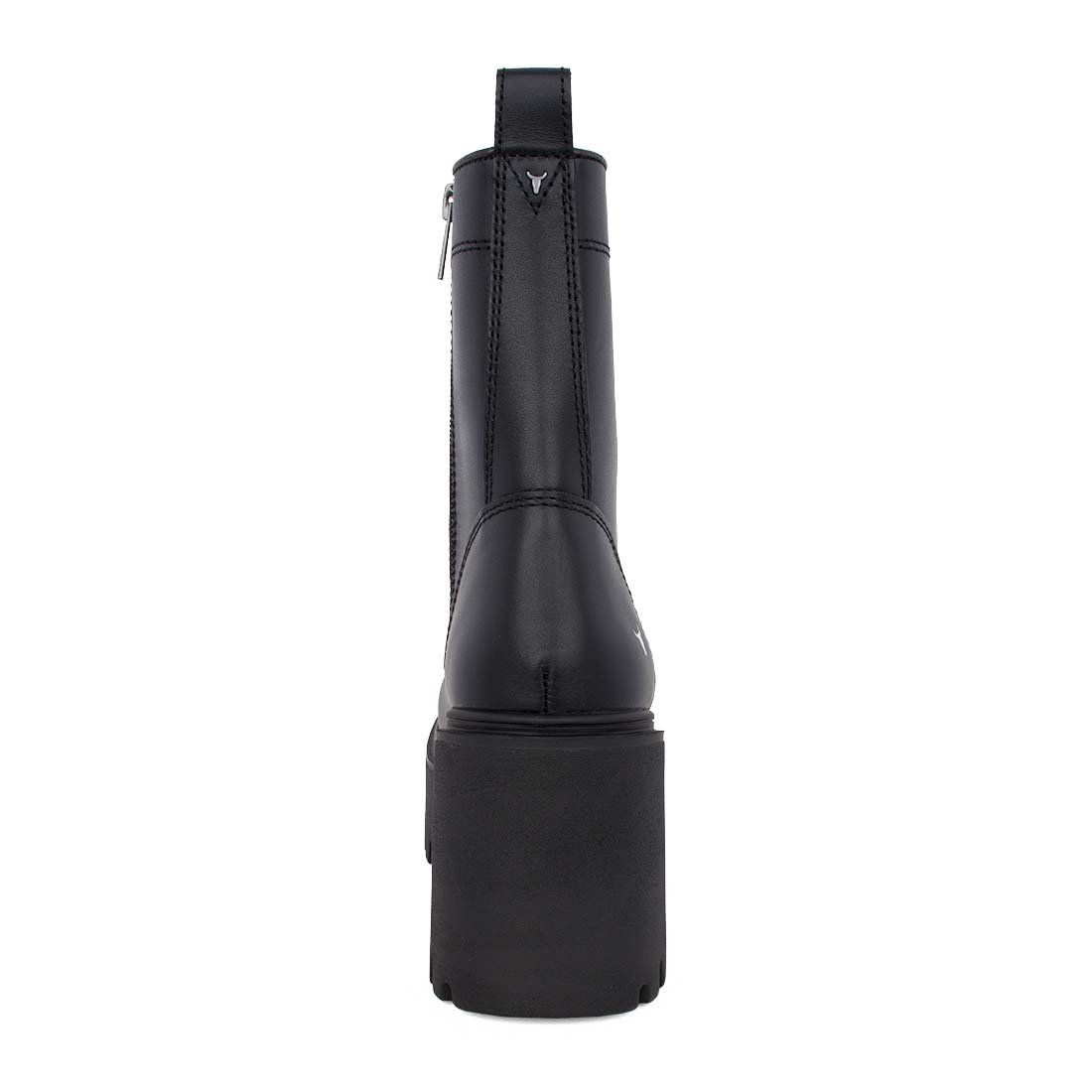 WINDSOR SMITH ΓΥΝΑΙΚΕΙΑ ΔΕΡΜΑΤΙΝΑ ΑΡΒΥΛΑΚΙΑ TOTALLY BOOTIES BLACK - Image 4
