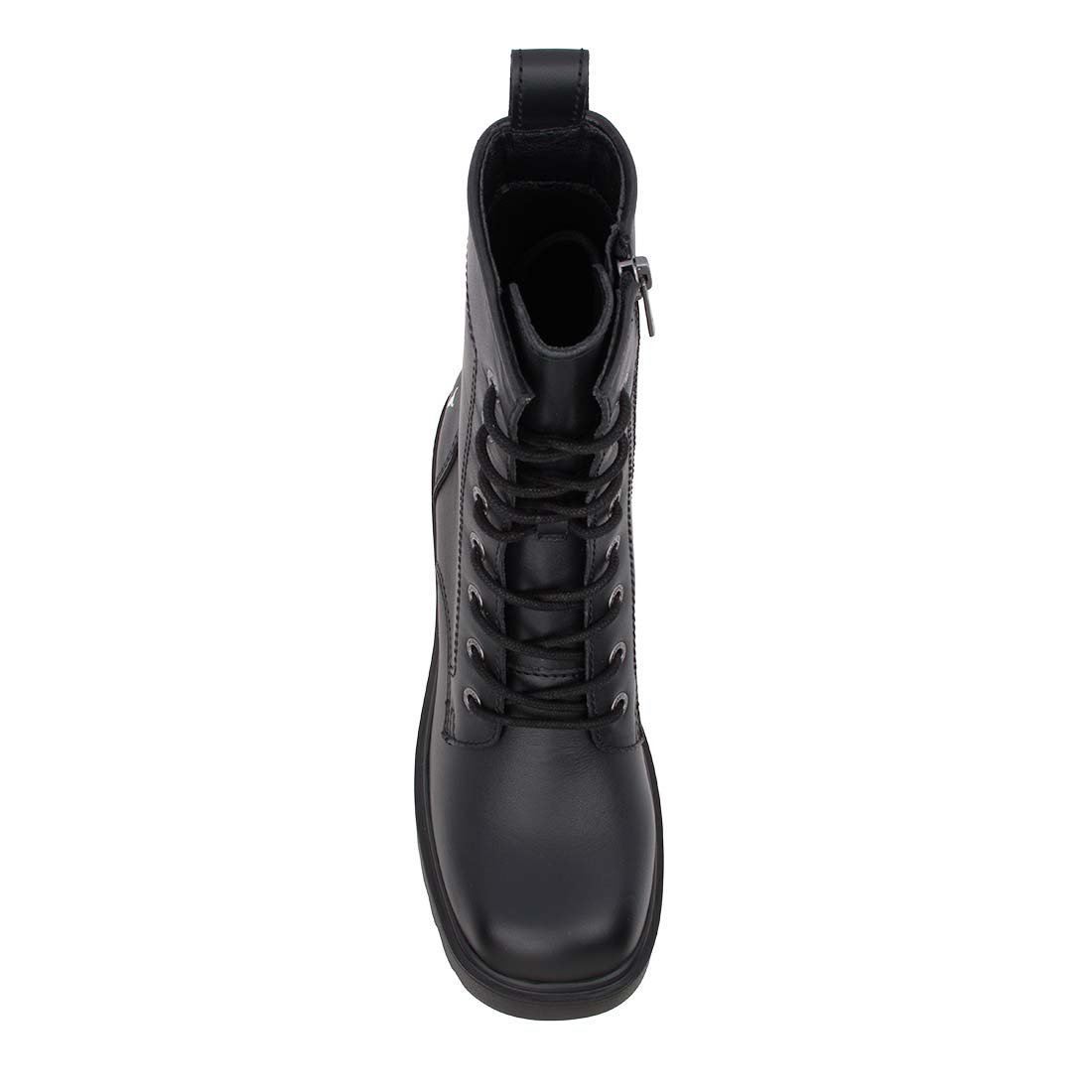 WINDSOR SMITH ΓΥΝΑΙΚΕΙΑ ΔΕΡΜΑΤΙΝΑ ΑΡΒΥΛΑΚΙΑ TOTALLY BOOTIES BLACK - Image 6