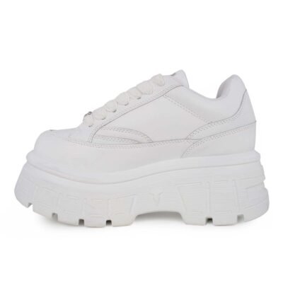 WINDSOR SMITH ΓΥΝΑΙΚΕΙΑ ΔΕΡΜΑΤΙΝΑ SNEAKERS SWERVE LEATHER SNEAKERS WHITE - Image 3