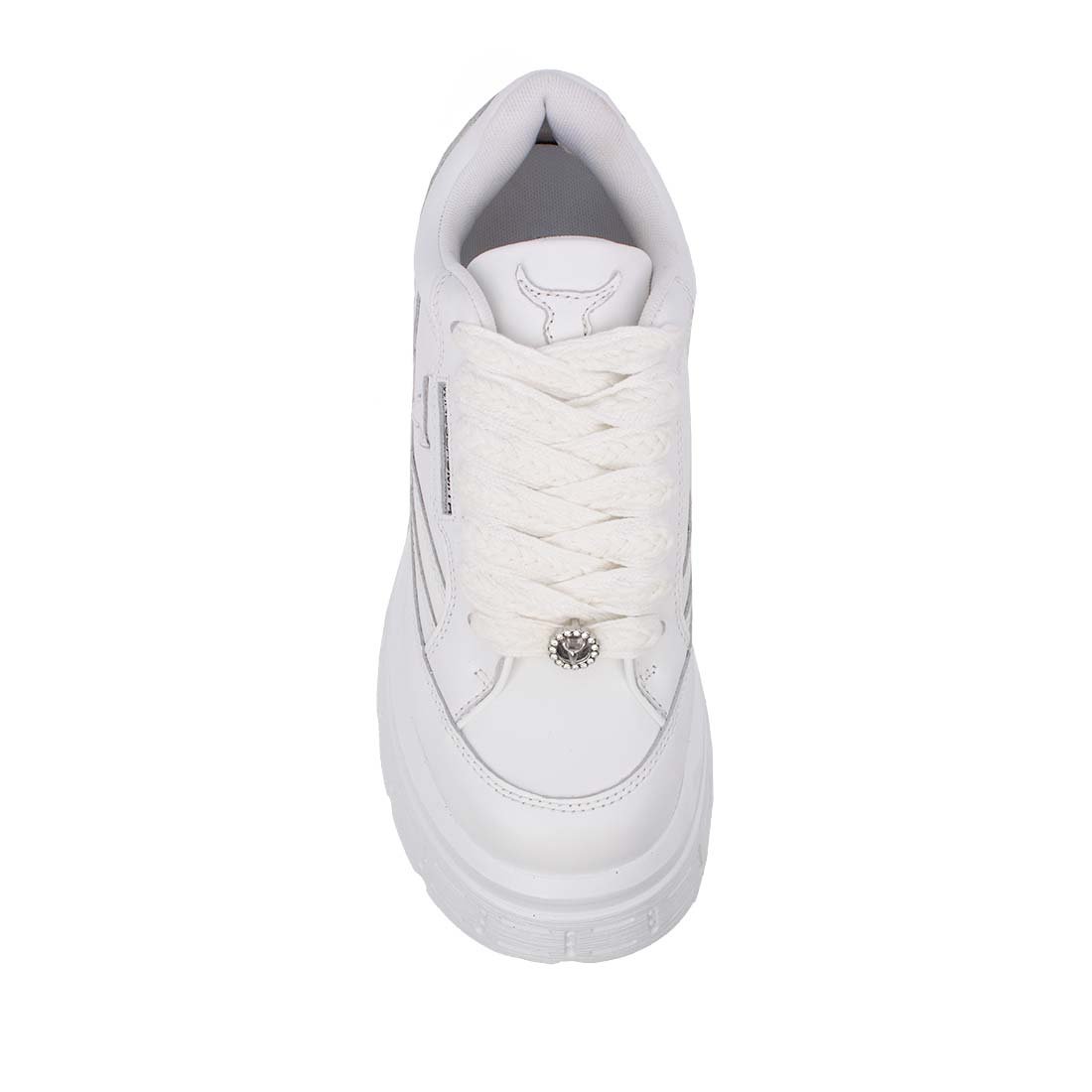 WINDSOR SMITH ΓΥΝΑΙΚΕΙΑ ΔΕΡΜΑΤΙΝΑ SNEAKERS SWERVE LEATHER SNEAKERS WHITE - Image 6