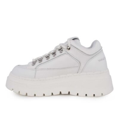 WINDSOR SMITH ΓΥΝΑΙΚΕΙΑ ΔΕΡΜΑΤΙΝΑ SNEAKERS ULTIMATUM LEATHER SNEAKERS WHITE - Image 3