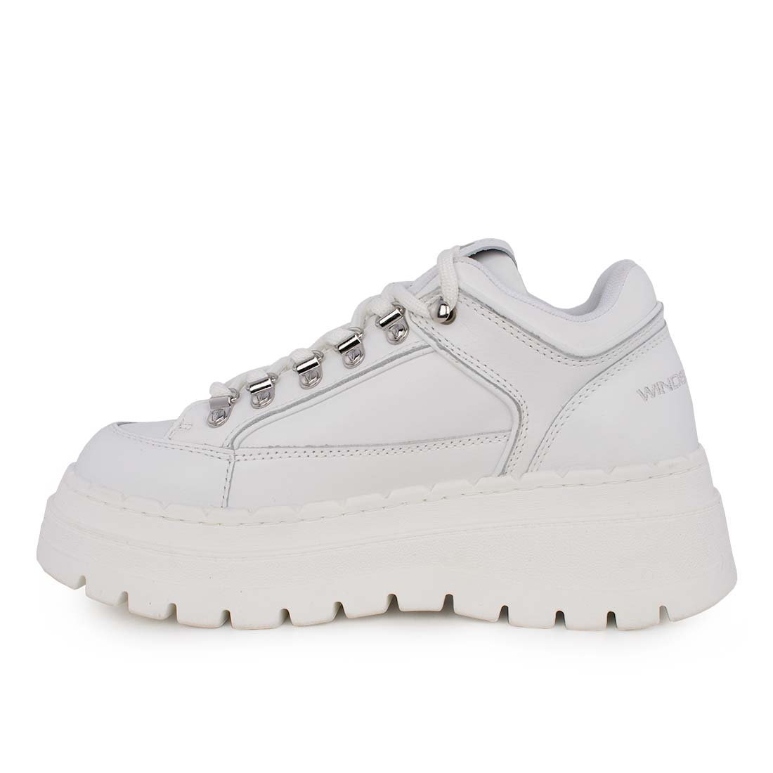 WINDSOR SMITH ΓΥΝΑΙΚΕΙΑ ΔΕΡΜΑΤΙΝΑ SNEAKERS ULTIMATUM LEATHER SNEAKERS WHITE - Image 3