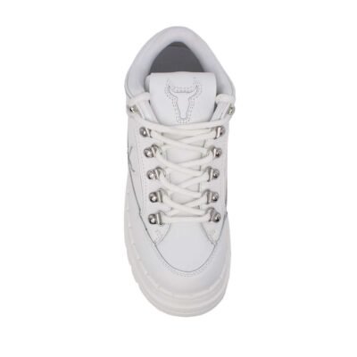 WINDSOR SMITH ΓΥΝΑΙΚΕΙΑ ΔΕΡΜΑΤΙΝΑ SNEAKERS ULTIMATUM LEATHER SNEAKERS WHITE - Image 6