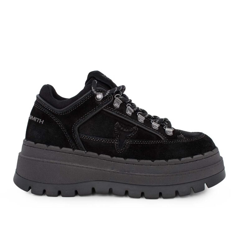 WINDSOR SMITH ΓΥΝΑΙΚΕΙΑ ΔΕΡΜΑΤΙΝΑ SNEAKERS ULTIMATUM SUEDE SNEAKERS BLACK