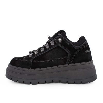 WINDSOR SMITH ΓΥΝΑΙΚΕΙΑ ΔΕΡΜΑΤΙΝΑ SNEAKERS ULTIMATUM SUEDE SNEAKERS BLACK - Image 3