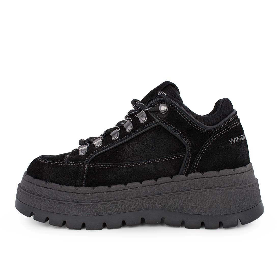 WINDSOR SMITH ΓΥΝΑΙΚΕΙΑ ΔΕΡΜΑΤΙΝΑ SNEAKERS ULTIMATUM SUEDE SNEAKERS BLACK - Image 3