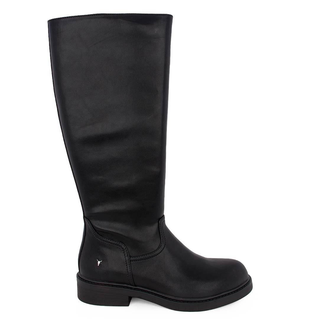 WINDSOR SMITH ΓΥΝΑΙΚΕΙΕΣ ΔΕΡΜΑΤΙΝΕΣ ΜΠΟΤΕΣ BLESSING BOOTS BLACK