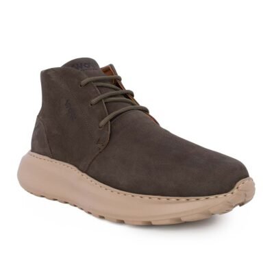 KRICKET SHOES WOW ΑΝΔΡΙΚΑ ΔΕΡΜΑΤΙΝΑ XLight ΜΠΟΤΑΚΙΑ 25X-7020-3 TAUPE NUBUCK - Image 2