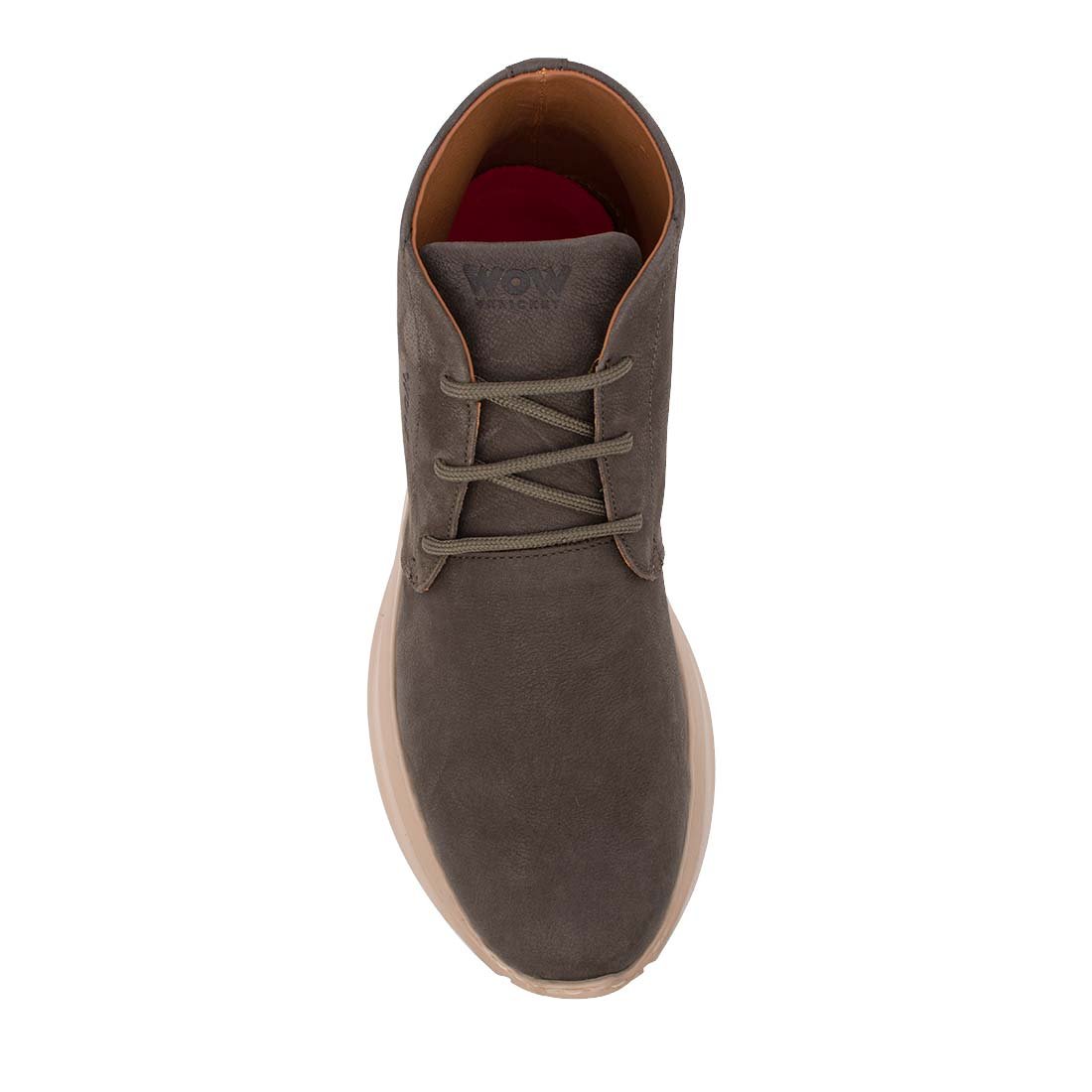 KRICKET SHOES WOW ΑΝΔΡΙΚΑ ΔΕΡΜΑΤΙΝΑ XLight ΜΠΟΤΑΚΙΑ 25X-7020-3 TAUPE NUBUCK - Image 5