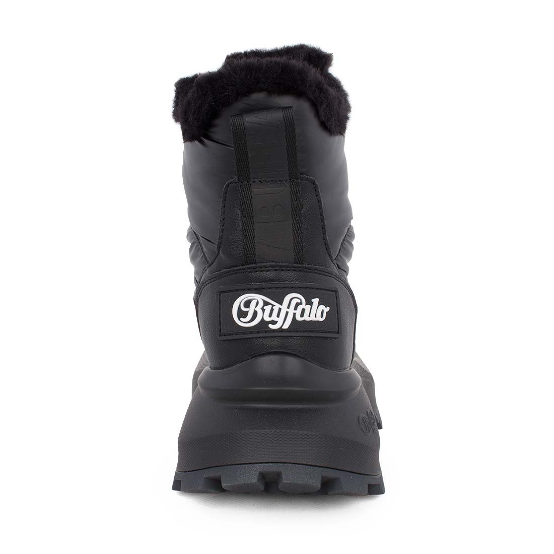 BUFFALO ΓΥΝΑΚΕΙΑ SNEAKERS ΜΕ ΓΟΥΝΑΚΙ ΕΣΩΤΕΡΙΚΑ MANHATTEN LACE UP PUFFED BLACK - Image 4