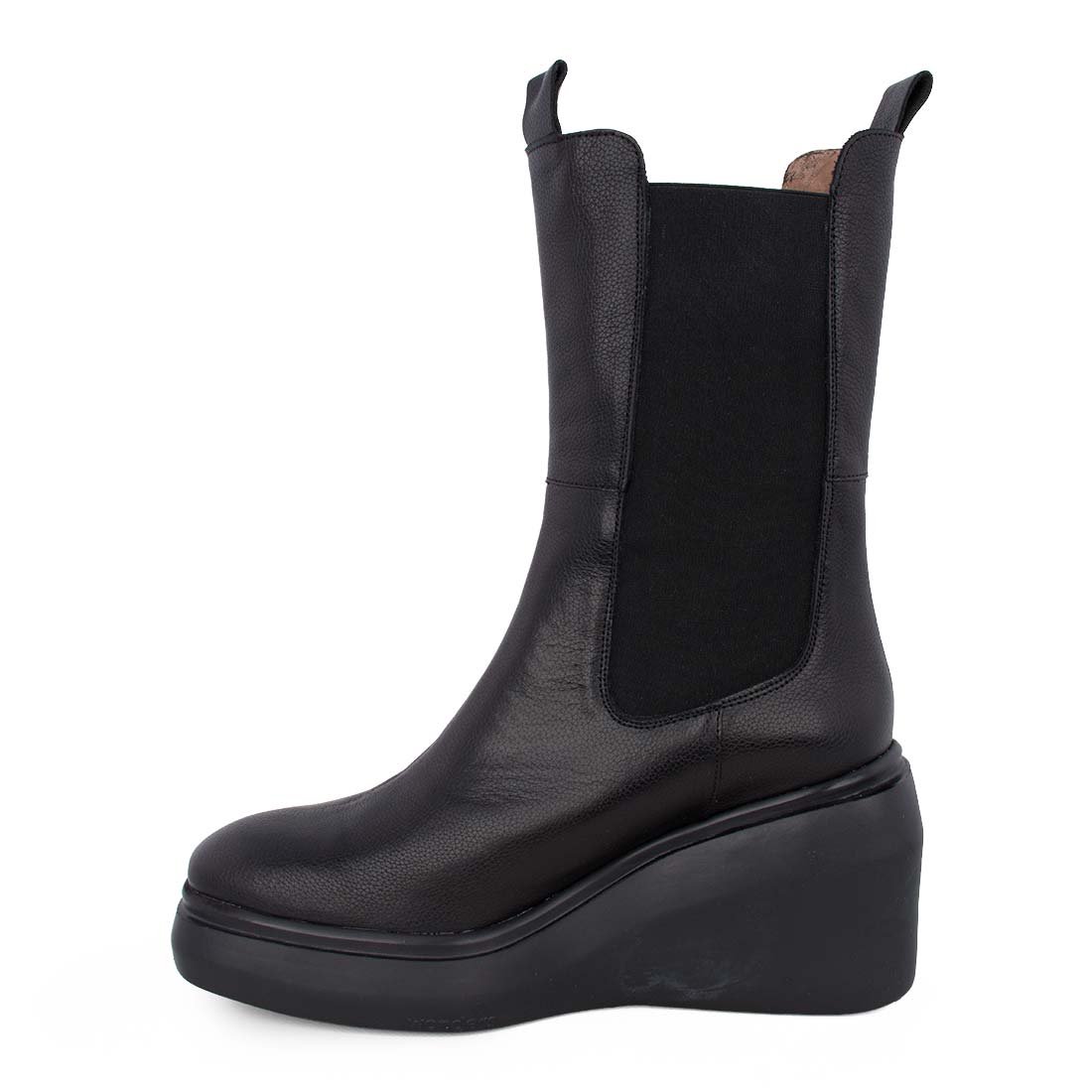 WONDERS ΓΥΝΑΙΚΕΙΕΣ ΔΕΡΜΑΤΙΝΕΣ ΜΠΟΤΕΣ H-5302 BLACK - Image 3