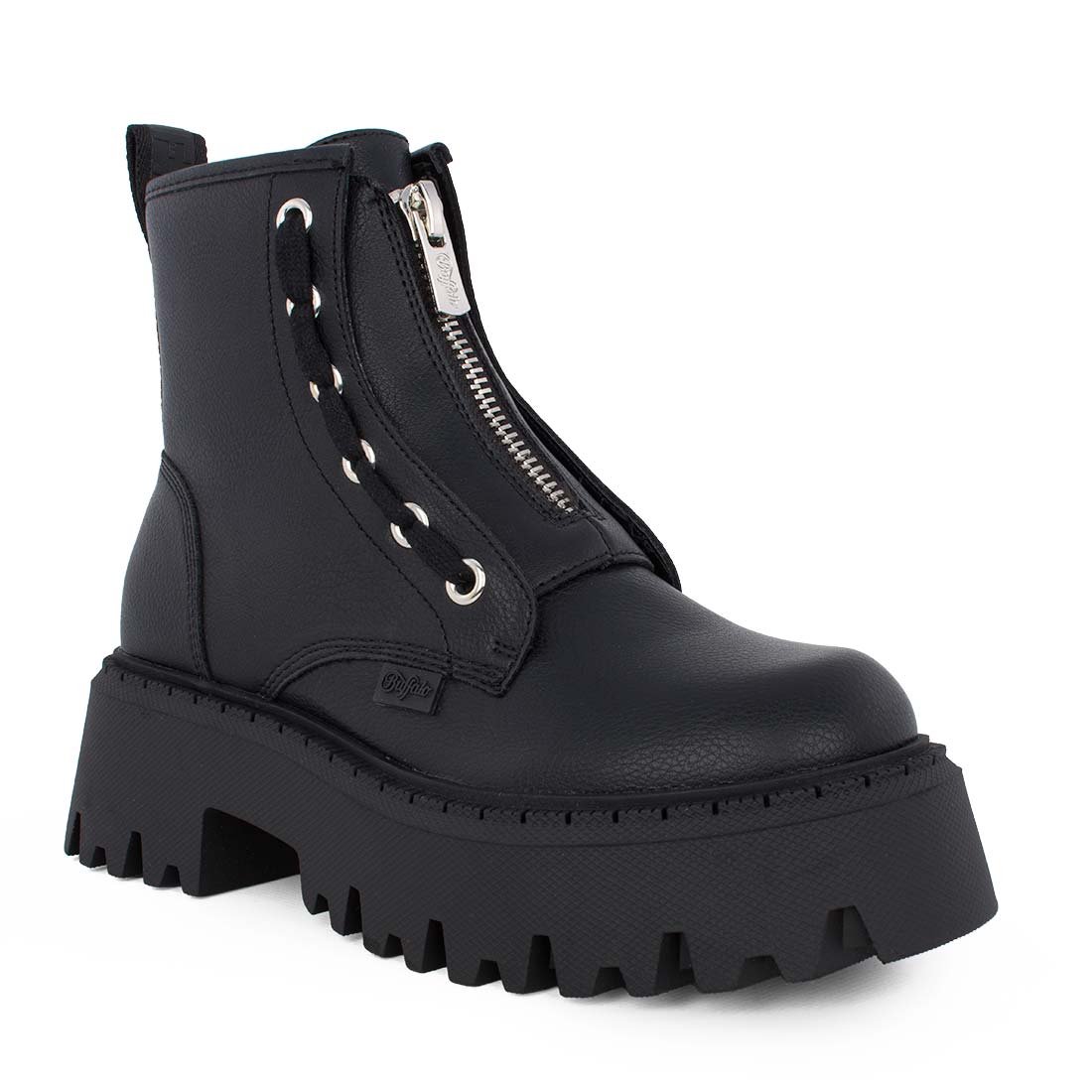 BUFFALO ΓΥΝΑΙΚΕΙΑ ΑΡΒΥΛΑΚΙΑ ASPEN FRONT ZIP BLACK - Image 2