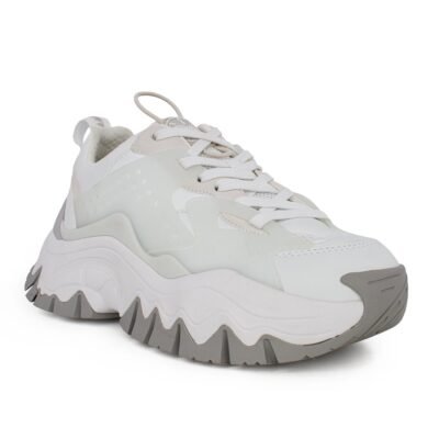 BUFFALO ΓΥΝΑΙΚΕΙΑ SNEAKERS TRAIL ONE WHITE VEGAN NAPPA - Image 2