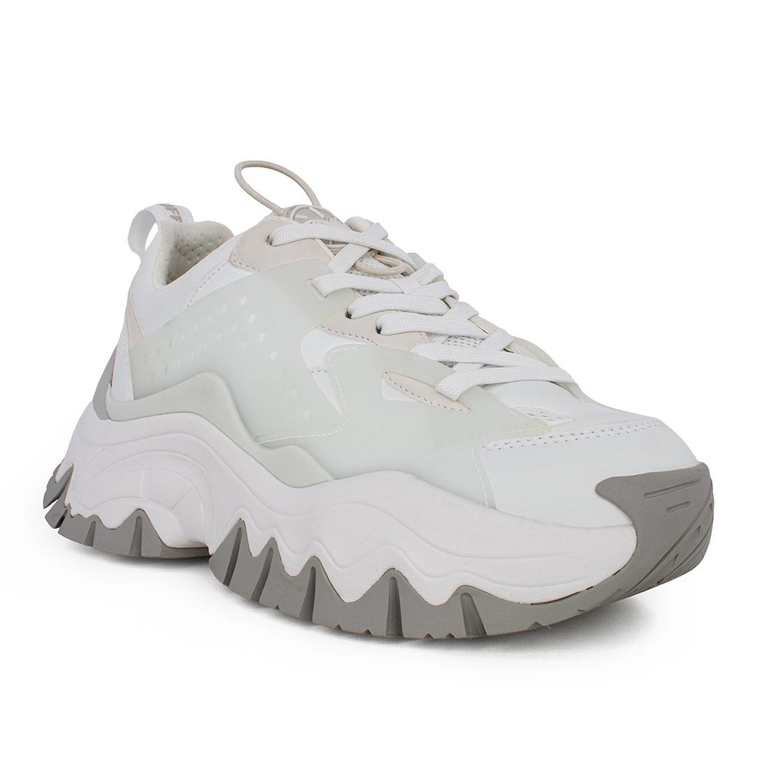 BUFFALO ΓΥΝΑΙΚΕΙΑ SNEAKERS TRAIL ONE WHITE VEGAN NAPPA - Image 2