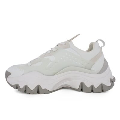 BUFFALO ΓΥΝΑΙΚΕΙΑ SNEAKERS TRAIL ONE WHITE VEGAN NAPPA - Image 3