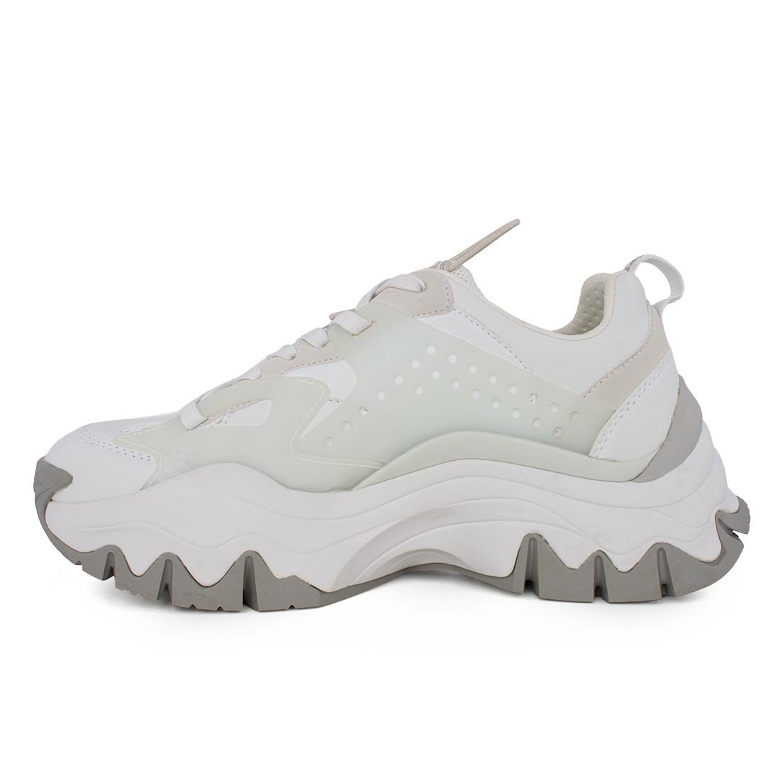 BUFFALO ΓΥΝΑΙΚΕΙΑ SNEAKERS TRAIL ONE WHITE VEGAN NAPPA - Image 3