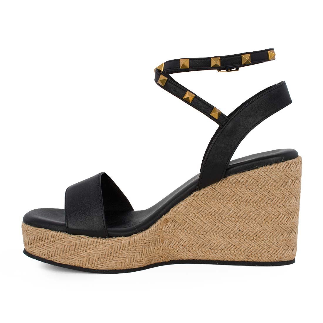 KOMIS & KOMIS ΓΥΝΑΙΚΕΙΕΣ ΔΕΡΜΑΤΙΝΕΣ ΠΛΑΤΦΟΡΜΕΣ A402 BLACK - Image 3