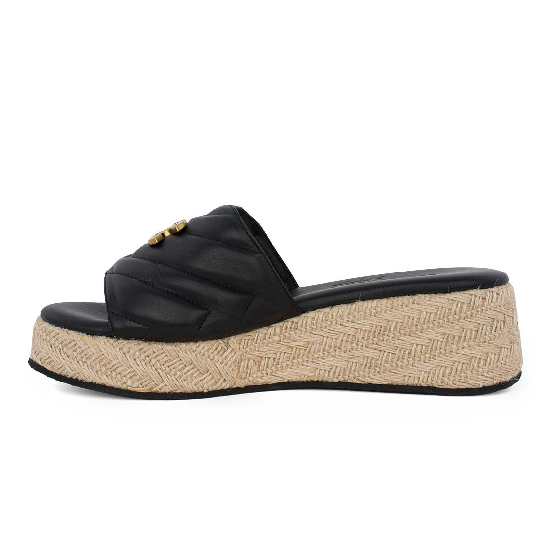 KOMIS & KOMIS ΓΥΝΑΙΚΕΙΕΣ ΔΕΡΜΑΤΙΝΕΣ FLATFORM ΠΑΝΤΟΦΛΕΣ ART. 62 BLACK - Image 3