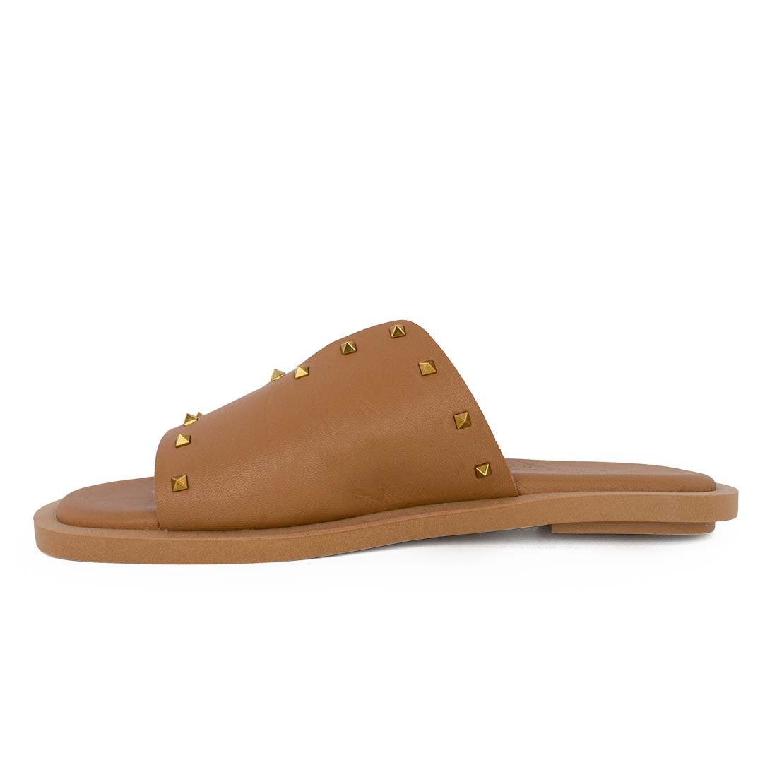 KOMIS & KOMIS ΓΥΝΑΙΚΕΙΕΣ ΔΕΡΜΑΤΙΝΕΣ FLAT ΠΑΝΤΟΦΛΕΣ ART. 200 TABACCO - Image 3