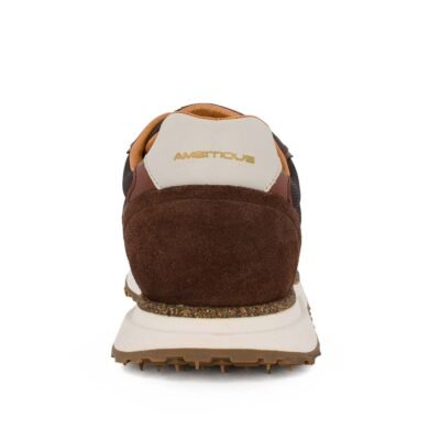 AMBITIOUS ΑΝΔΡΙΚΑ ΔΕΡΜΑΤΙΝΑ SNEAKERS CANADA BROWN COMB - Image 4