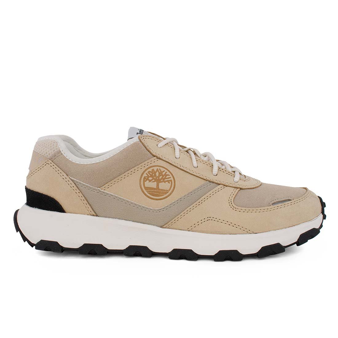 TIMBERLAND ΑΝΔΡΙΚΑ ΔΕΡΜΑΤΙΝΑ SNEAKERS WINSOR PARK LOW LIGHT BEIGE NUBUCK