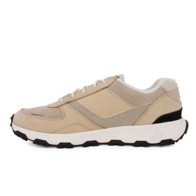 TIMBERLAND ΑΝΔΡΙΚΑ ΔΕΡΜΑΤΙΝΑ SNEAKERS WINSOR PARK LOW LIGHT BEIGE NUBUCK - Image 3