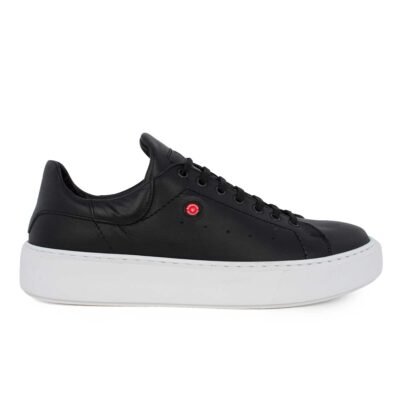 ROBINSON ΑΝΔΡΙΚΑ ΔΕΡΜΑΤΙΝΑ SNEAKERS 69103 BLACK