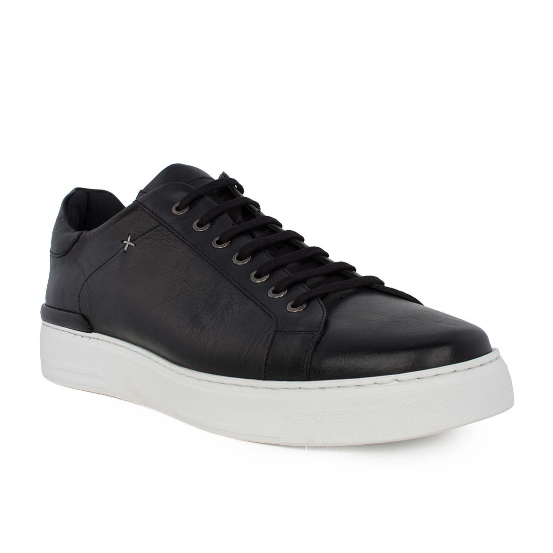 KRICKET ΑΝΔΡΙΚΑ ΔΕΡΜΑΤΙΝΑ SNEAKERS 4400 BLACK - Image 2