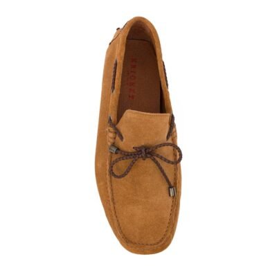 KRICKET ΑΝΔΡΙΚΑ ΔΕΡΜΑΤΙΝΑ DRIVER MOCASSINS K541 TABACCO SUEDE - Image 5