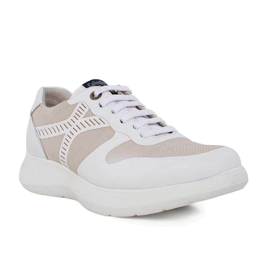 CALLAGHAN ΑΝΔΡΙΚΑ ΔΕΡΜΑΤΙΝΑ COMFORT SNEAKERS 16600 WHITE - Image 2
