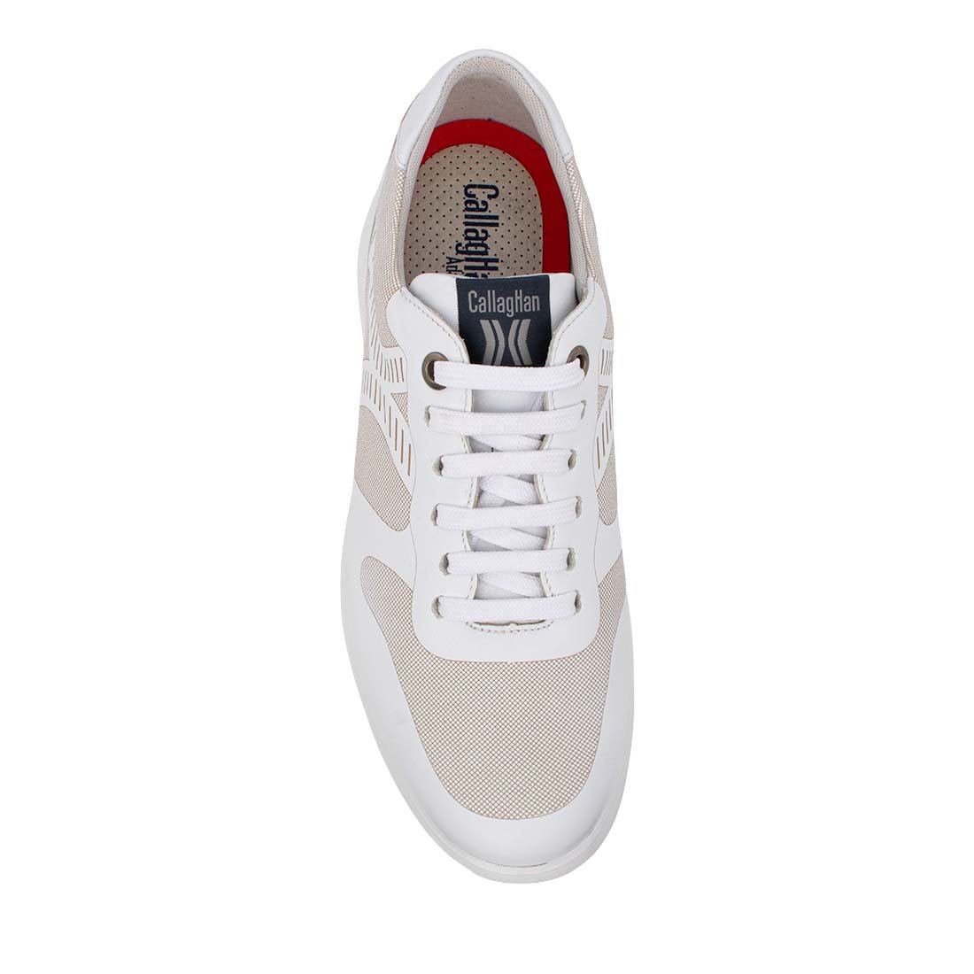 CALLAGHAN ΑΝΔΡΙΚΑ ΔΕΡΜΑΤΙΝΑ COMFORT SNEAKERS 16600 WHITE - Image 6