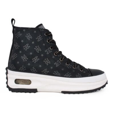 REPLAY ΓΥΝΑΙΚΕΙΑ ΣΠΟΡ ΜΠΟΤΑΚΙΑ AQUA RY RV1H0017S 0003 BLACK