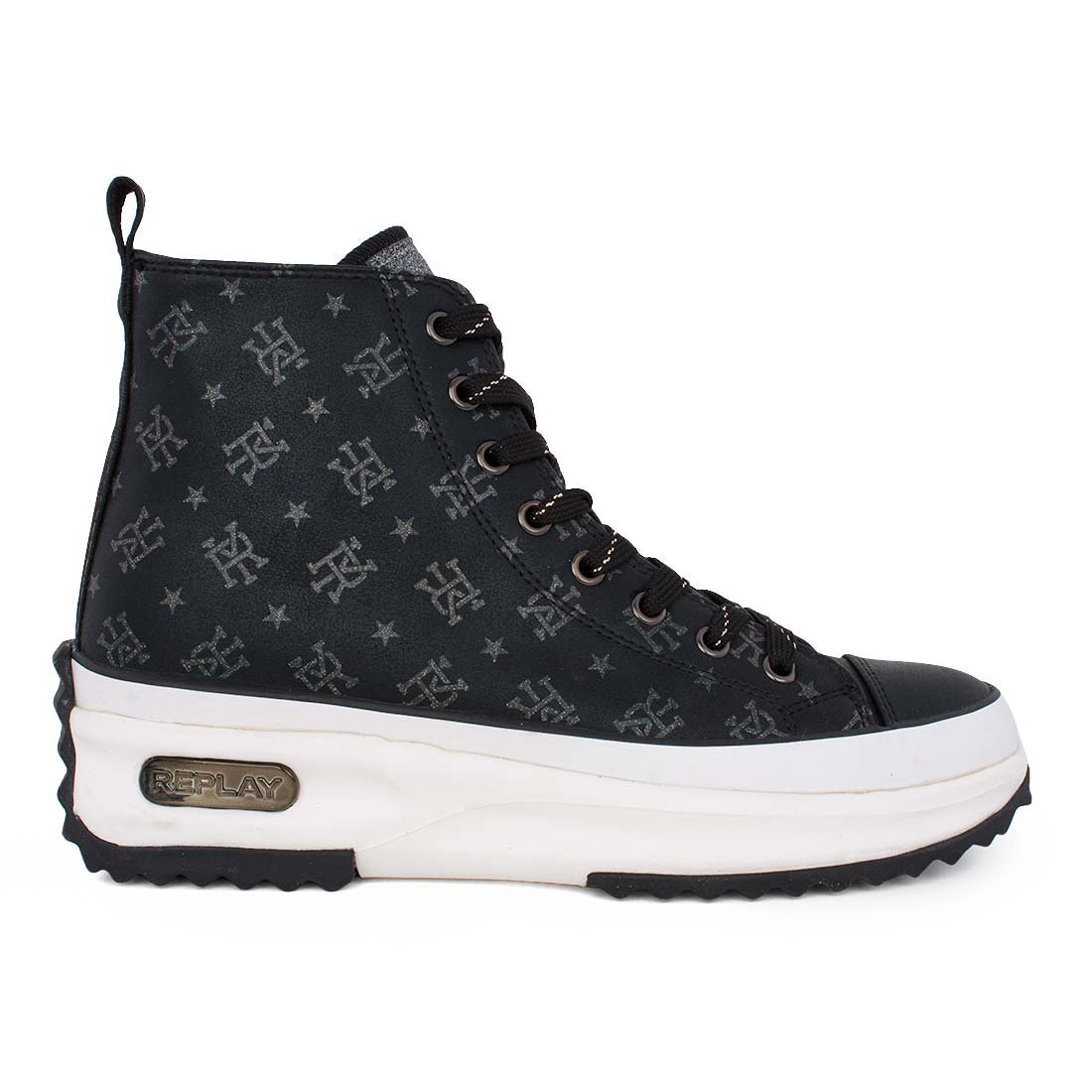 REPLAY ΓΥΝΑΙΚΕΙΑ ΣΠΟΡ ΜΠΟΤΑΚΙΑ AQUA RY RV1H0017S 0003 BLACK