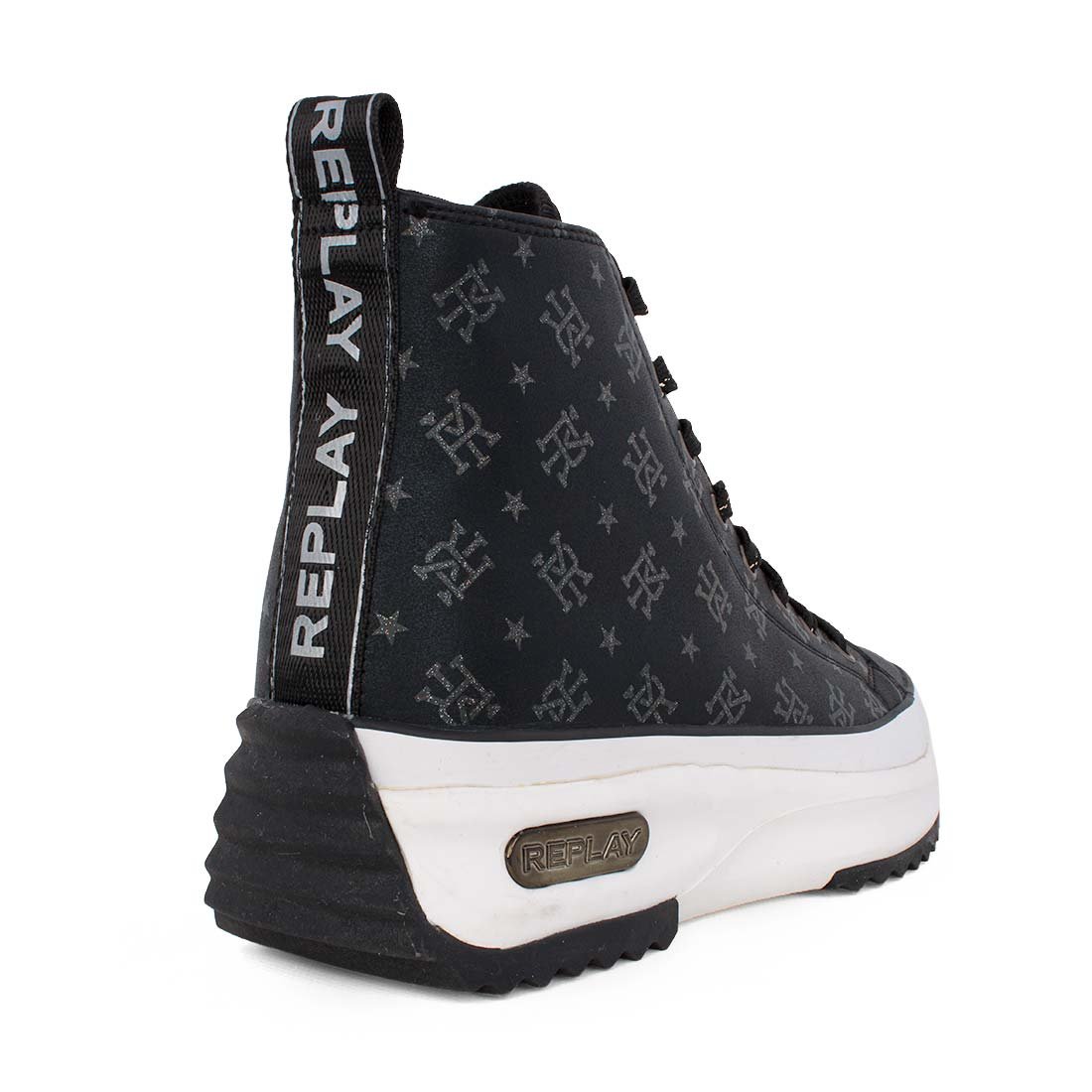 REPLAY ΓΥΝΑΙΚΕΙΑ ΣΠΟΡ ΜΠΟΤΑΚΙΑ AQUA RY RV1H0017S 0003 BLACK - Image 4